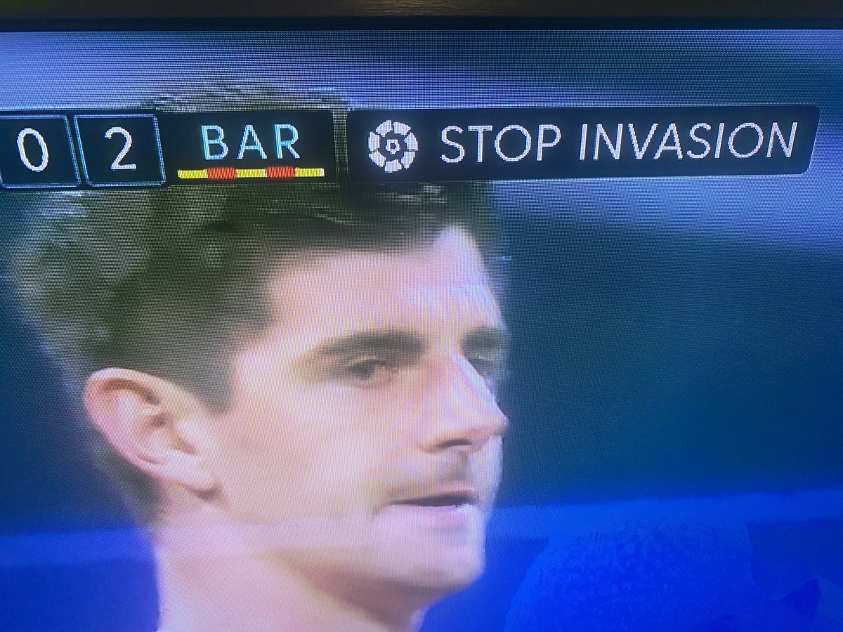 #RealMadridBarca Barca - stop invasion in Madrid
