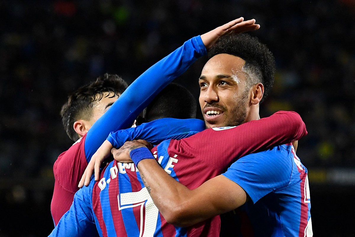 FabrizioRomano's tweet photo. Eight appearances as starter. Eight goals scored. Joined the club on a free transfer, on Deadline Day. 🇬🇦 #FCB

Xavi on January 31 told him: “I’m sure you can become key player for us, immediately”.

Pierre-Emerick Aubameyang and Barcelona, incredible impact. https://t.co/E0jSVihFuy