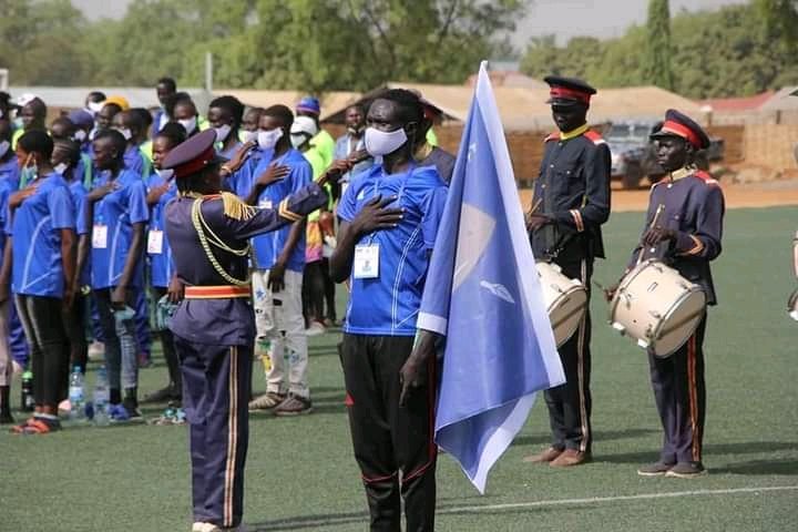 FutureStarsFoo5's tweet photo. The 6th edition of the National Unity Day where athletics, football, boxing and volleyball will be played in Buluk Training Center #NUD2022 #JICA #Peace_Unity #SouthSudan https://t.co/kQFOyn9Xow