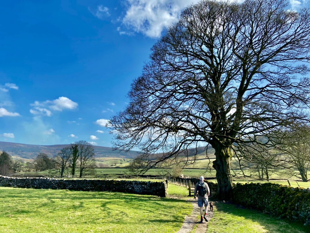 rosetintedlass's tweet photo. Thirty five miles this week including a lovely 9 mile walk from Bolton Abbey to Burnsall and back. Getting into practice for #SteppingIntoSpring @Sarcoma_UK 100 miles in April which Claire @paperbookmarks, Hannah @hjmarge and I are doing for Rob and also adding to #NHS1000miles https://t.co/pMOXH3grlR
