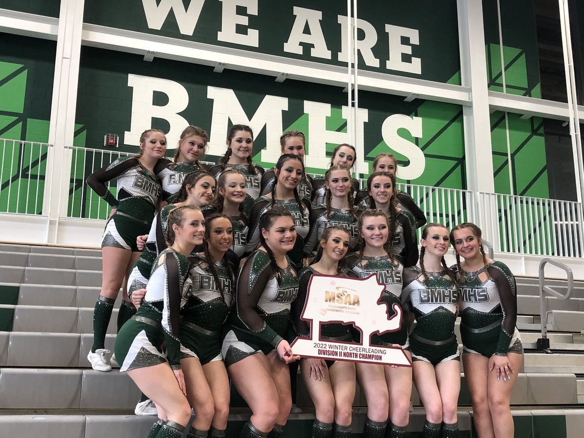 BMHS_Athletics's tweet image. GRAND NATIONAL CHAMPS!!
NATIONAL CHAMPS!
New England CHAMPS!
D2 STATE CHAMPS!
D2 Regional CHAMPS!
D2 MVC CHAMPS! 
MVC GRAND CHAMPS!
#workingforit #PRIDE
 Your BMHS Cheerleaders!!!