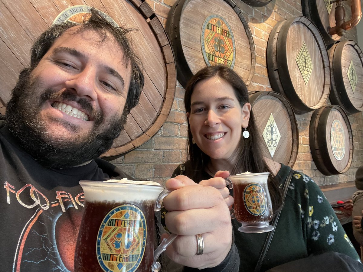 stefanskr's tweet photo. @HarryPotterNY We love Butterbeer and @HarryPotterNY . Can’t wait to visit again soon!! https://t.co/SFAe6ZqBFG