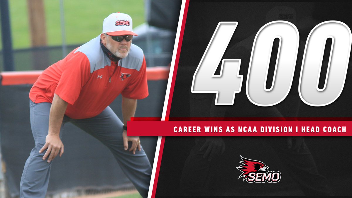 Congratulations to Mark Redburn! Redburn got his 400TH CAREER WIN as an NCAA Division I head coach when SEMO swept Tennessee State.