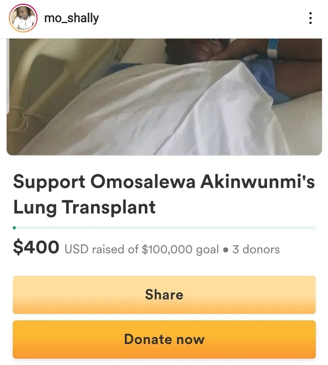 oresolana's tweet photo. Please I still need help for my friend Salewa 

She needs all the help we can get for her

With your help, We have made so much progress already but there's still a lot that needs to be done.

Please help spread the word
Help us with prayers 
Send donations 

#SaveOmosalewa https://t.co/NE48T3G5jF