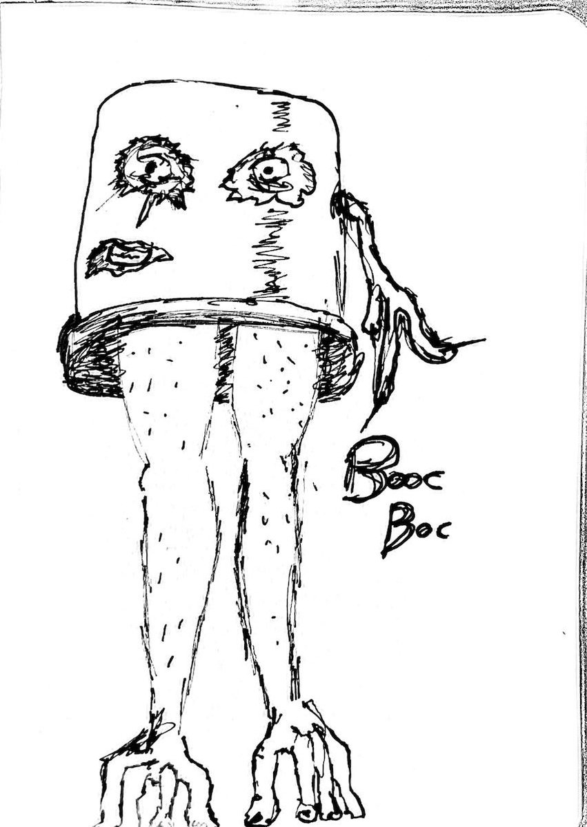DanAllenFilms's tweet photo. #MonsterADay for the #Horror Community for the week. This time Booc-Boc. Don’t take off the bucket… https://t.co/YXcQ6drwkH