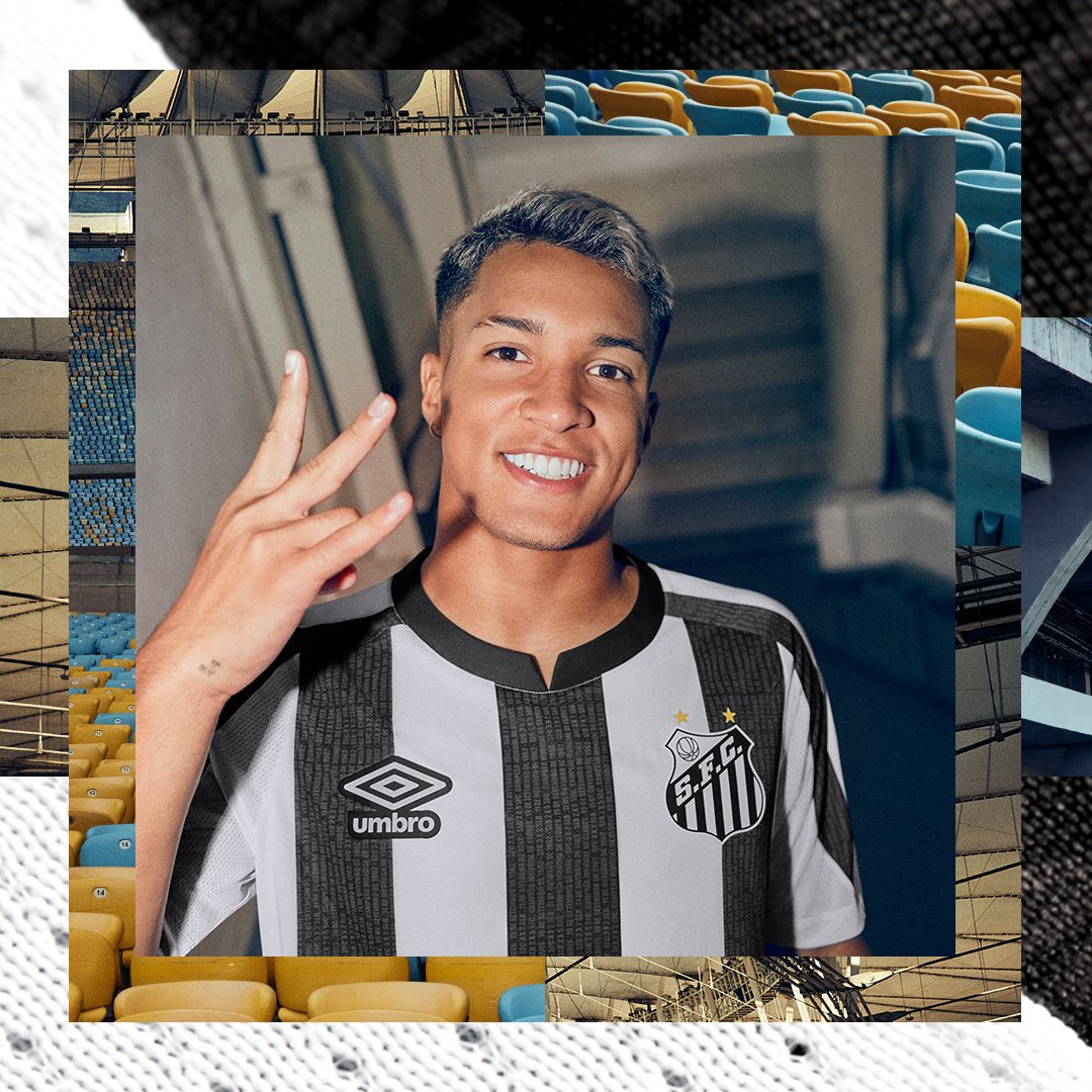 SantosFC's tweet photo. Há 60 anos, o Santos saiu do Brasil para ganhar o mundo. Agora é hora de você vestir essa história com orgulho. @UmbroBrasil 

#SantosDoMundo #ThisIsOurGame https://t.co/uyU4qO5VJI