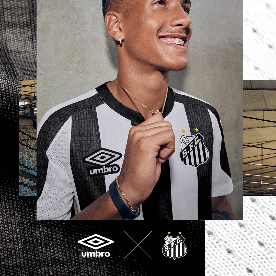 SantosFC's tweet photo. Há 60 anos, o Santos saiu do Brasil para ganhar o mundo. Agora é hora de você vestir essa história com orgulho. @UmbroBrasil 

#SantosDoMundo #ThisIsOurGame https://t.co/uyU4qO5VJI