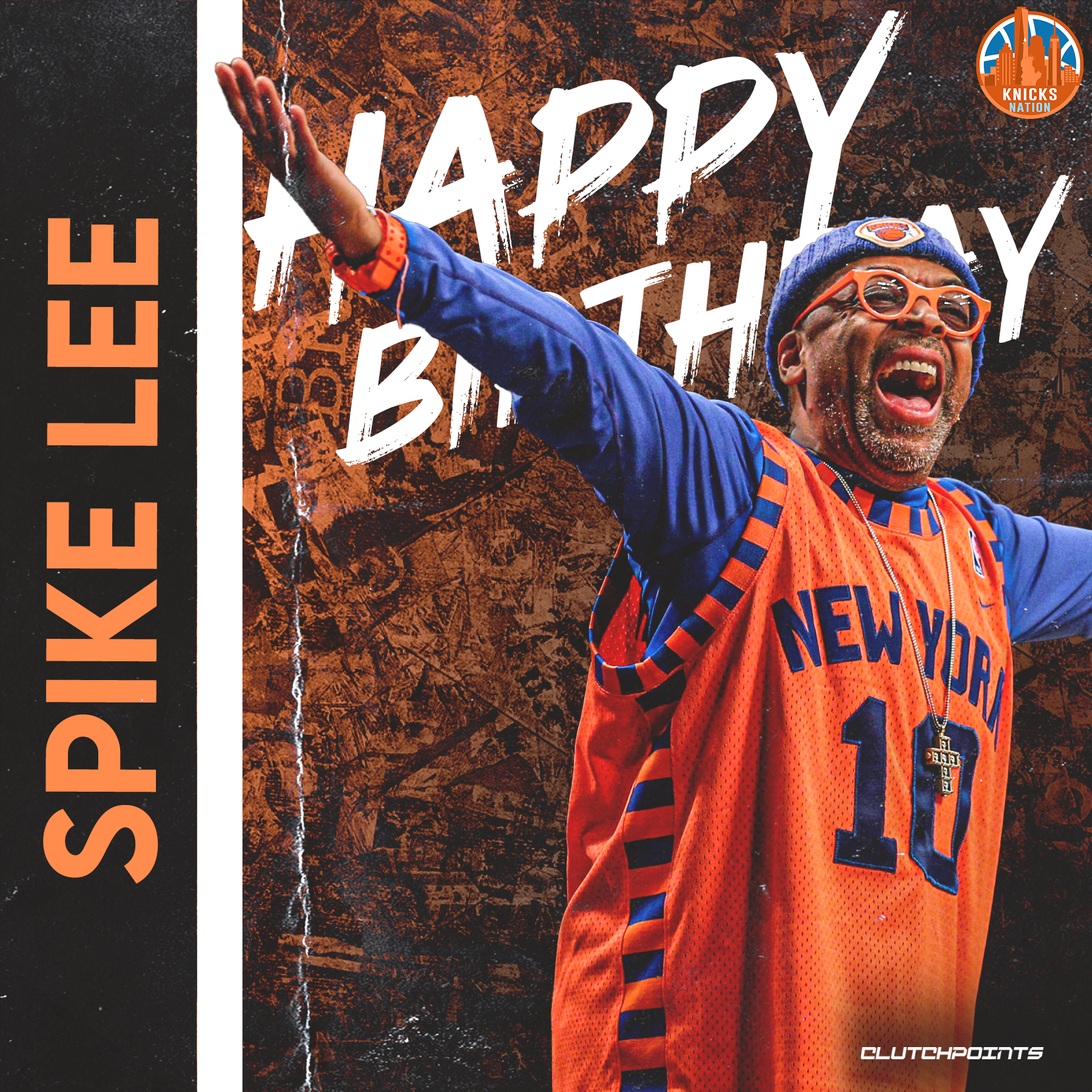 Knicks Nation, let s wish director, producer and long time Knicks MEGAFAN Spike Lee a happy birthday 
