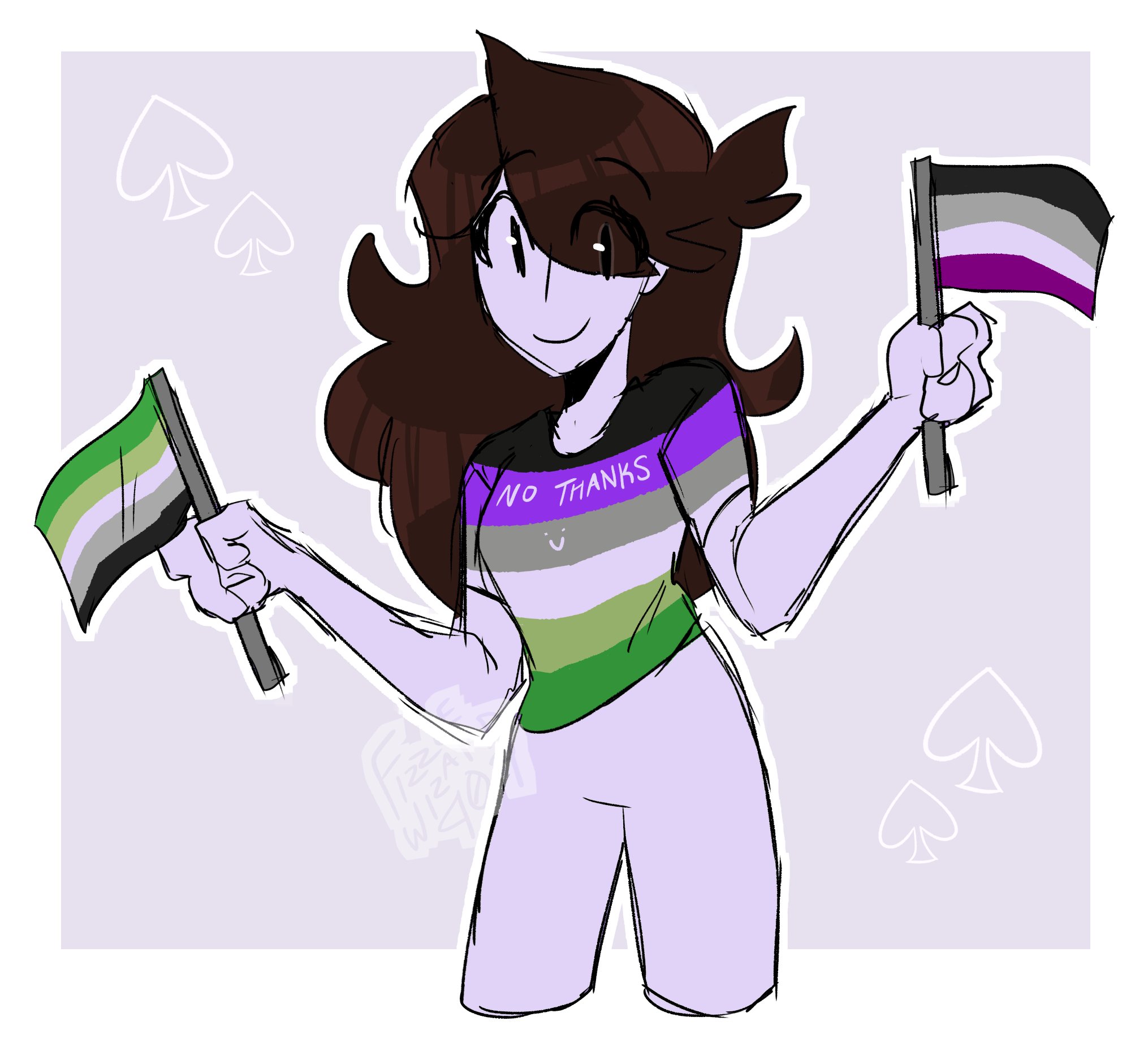 ChristmasCarrie  on X: Day 15 of Pride Month art: Jaiden  (@JaidenAnimation) #JaidenAnimations #aroace #JaidenAnimationsfanart  #PrideMonth #PrideMonth2022  / X