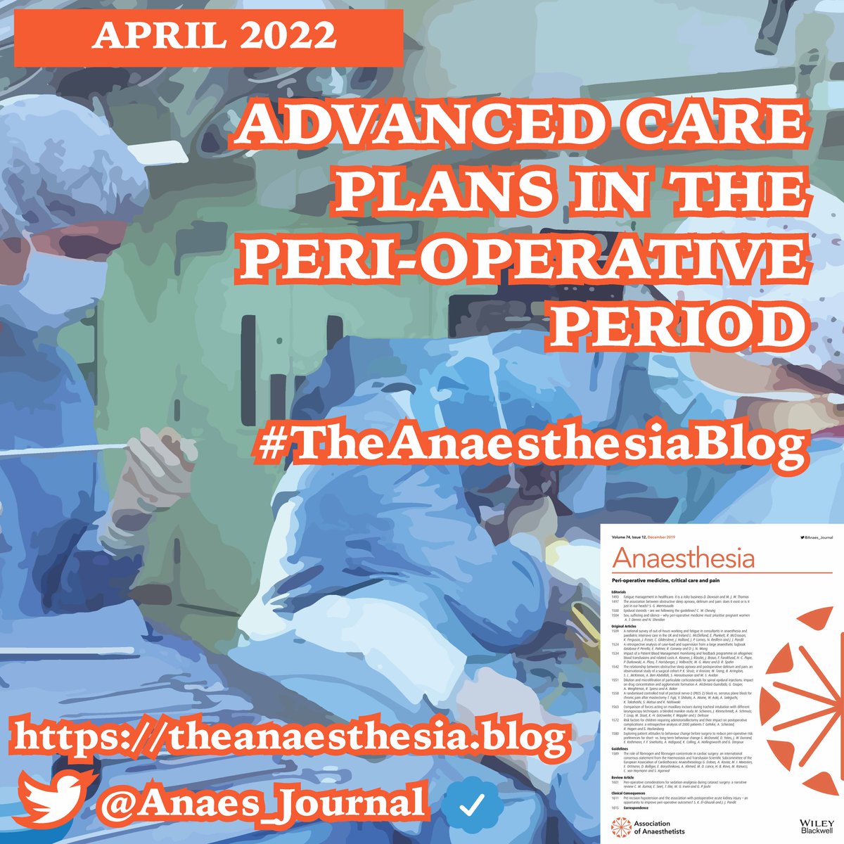 Anaes_Journal's tweet image. 🔐Advanced care plans in the peri-operative period.

New #TheAnaesthesiaBlog for April now online!

@StudyVerve #FOAMEd

🔗theanaesthesia.blog/2022/03/20/adv…
