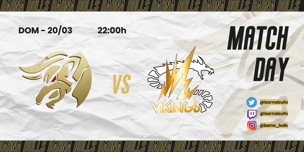 BarnaBulls's tweet photo. ¡Empezamos😈! //  @BarnaBulls vs @VikingsRift 

#GoBulls #GetBulled https://t.co/lIGGGnE40h