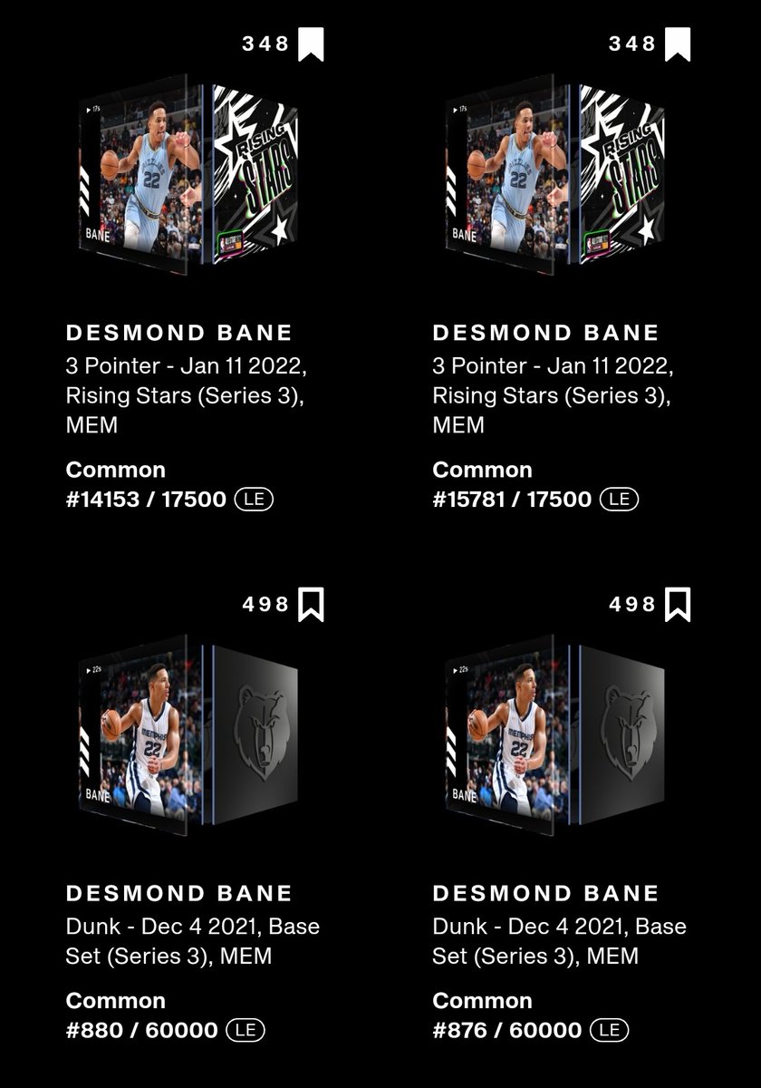 StreakPlusDWade's tweet photo. 🚨 Topshot giveaway!!! 🚨

Two winners will receive two different Desmond Bane Moments! One 60k and one 17.5k Rising Stars to each winner. 

To enter:
RT and Follow. That's it.
Good luck! 
Moments will be sent in 4 hours. (9 pm ET) https://t.co/hzKFOsdWEV