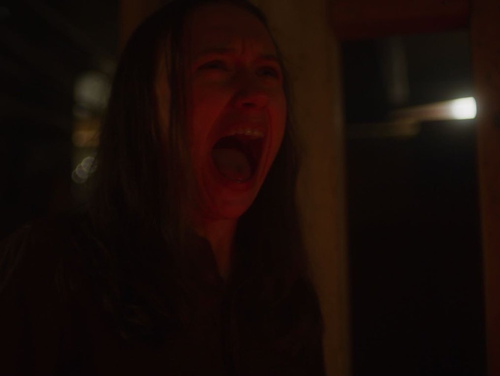 Aaronvaski's tweet photo. “HOLY shit” - Ungraded frame grab from The Slipping proof of concept/sizzle
When things suddenly burst into flames, you know it’s about to get crazy. #horror #latinxfilmmaker #latino #indiefilmmaking #a24 #womeninhorror https://t.co/BIOfLYoqiJ