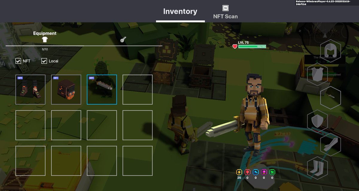 KeniaTimur's tweet photo. @TheSandboxGame I just participated in the daily #SandboxAlphaS2Contest for a chance to earn up to 1,000 $SAND! Starting March 19 - Gather the equipment. Check out my screenshot below!
👇 #SandboxAlphaS2 https://t.co/EqSE0evPav