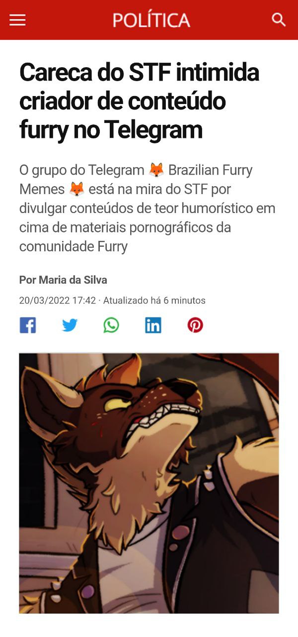 Brazilian Furry Memes on X: fodeu clã aliás, segue a gente lá:    / X