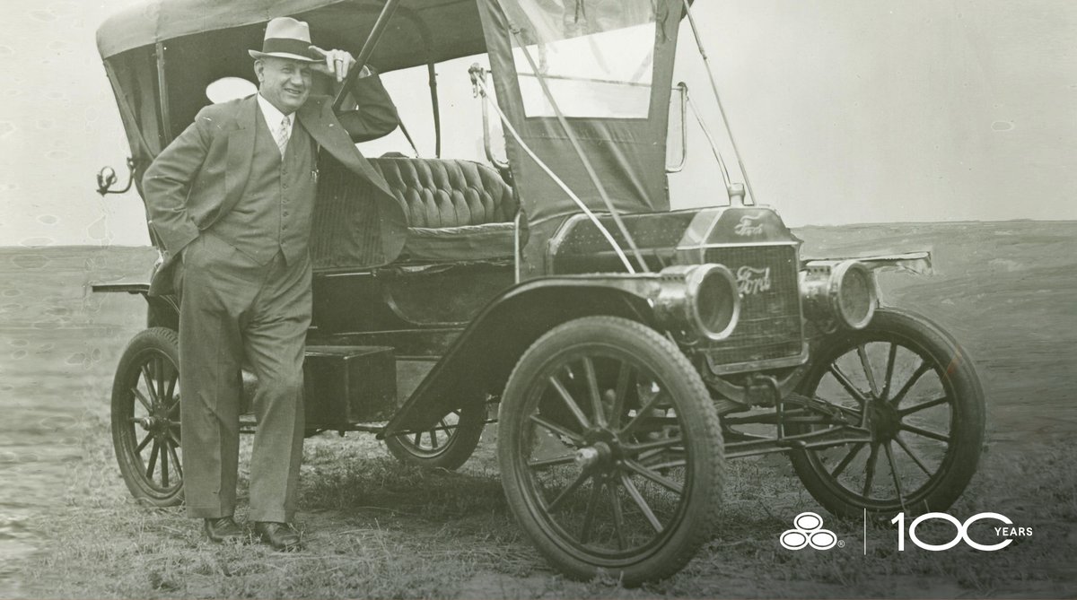 As we celebrate our 100th anniversary, we salute the visionary who started it all: G.J. Mecherle. It was his belief that farmers shouldn't have to pay the same prices for insurance as city dwellers, which set State Farm apart ⁠— and on our Good Neighbor trajectory. #GoodNeighbor
