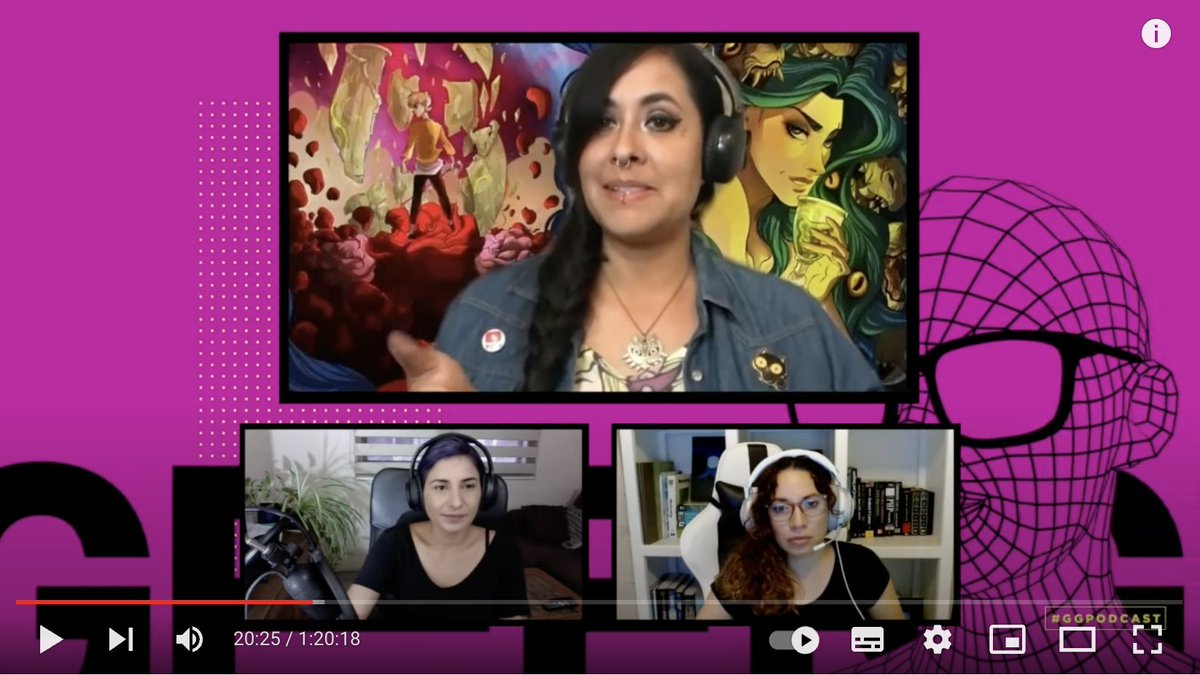 @evacabrera es super Geek de los cómics, primero asistía a eventos relacionados con ello, pero luego se unió a otras artistas y terminó llevando sus cómics a estos eventos como expositora… pero su historia no acaba ahí! Mírala aquí: youtu.be/5ls7jMTPrmU