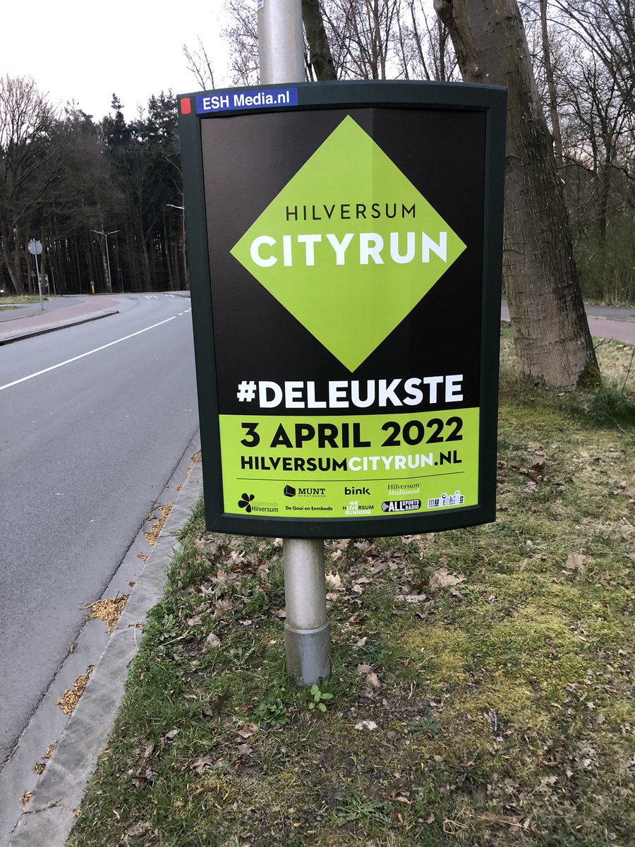 3 april ben je erbij? #deleukste #cityfun <a href="/hilversum/">Hilversum</a> <a href="/LiveHilversum/">LiveHilversum</a> #running #joinus #hilversum