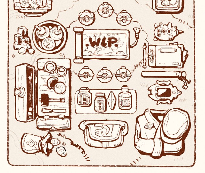 it's been years since my last, but i'm working on my inventory layout series again! 