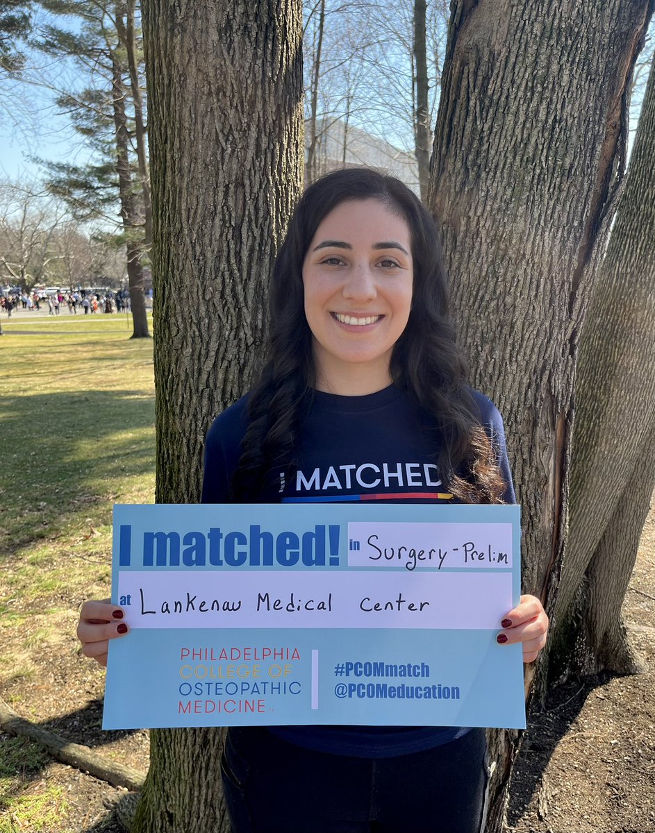Excited to announce that I matched into a Preliminary Surgery position at Lankenau Medical Center! I’m very thankful for everyone who has helped and supported me on my journey to become a surgeon! @LankenauSurgery @DrHalbertDO @Kuldeep1926 @DrAliKimya @PCOMeducation #Match2022
