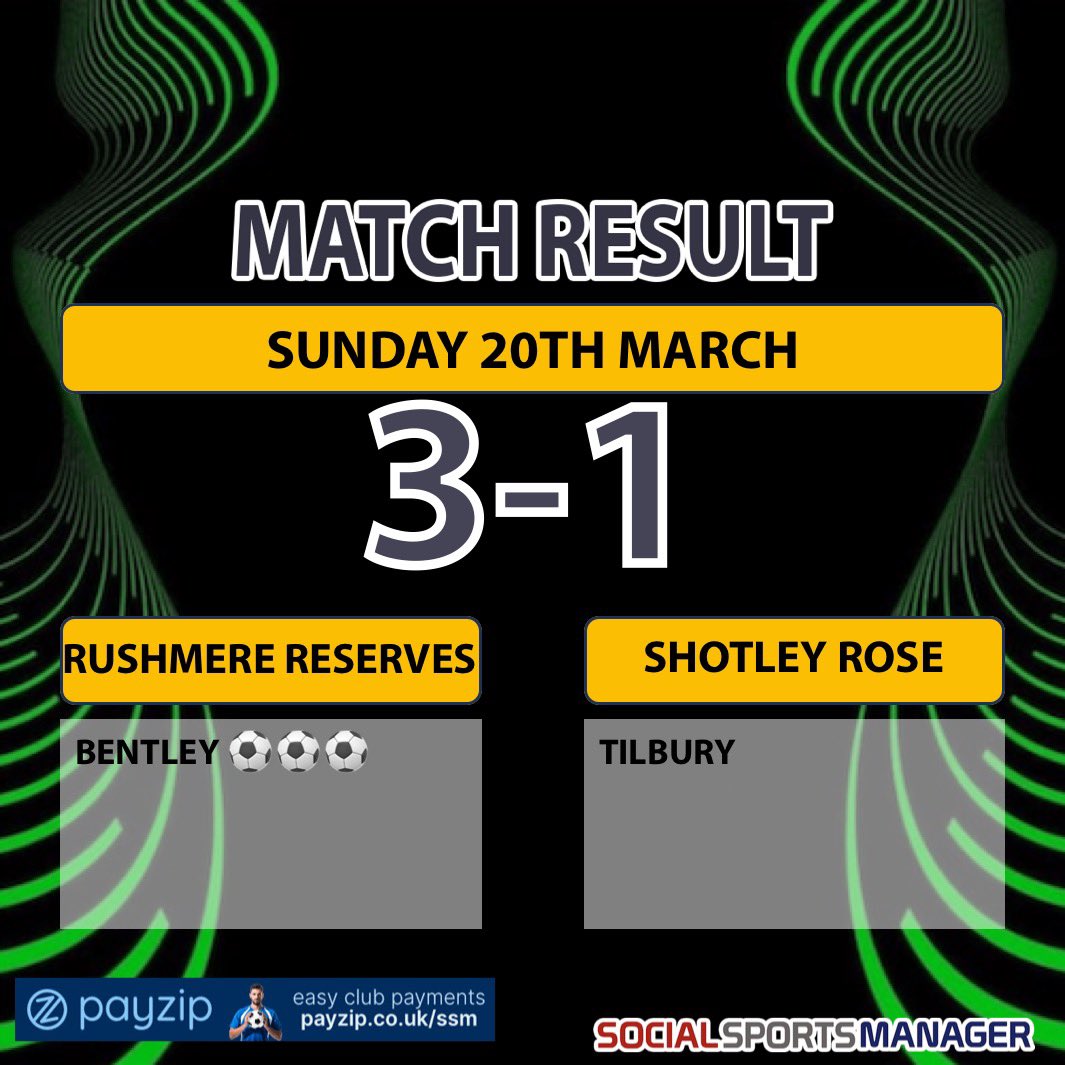 ShotleyRoseFC's tweet photo. RESULT
The Rose went down to @DiamondsRes this morning
Harry Tilbury netted his 10th goal of the season, (8 of them now against Rushmere)
#UppaRose https://t.co/G2HPUHSc5A