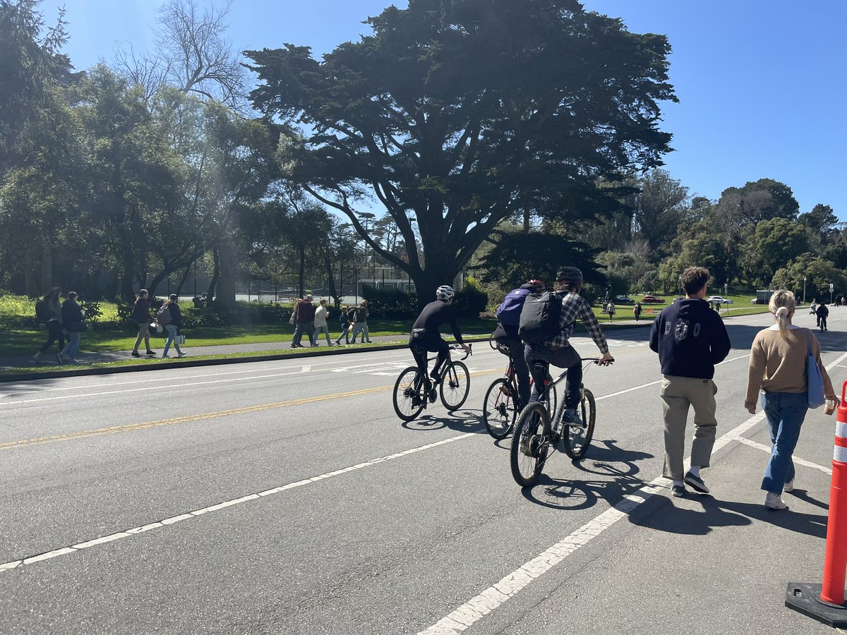 rjp11's tweet photo. The nerve of these people riding three wide! I must have been blocking the giant highway sign https://t.co/GHGHUhZKMf
