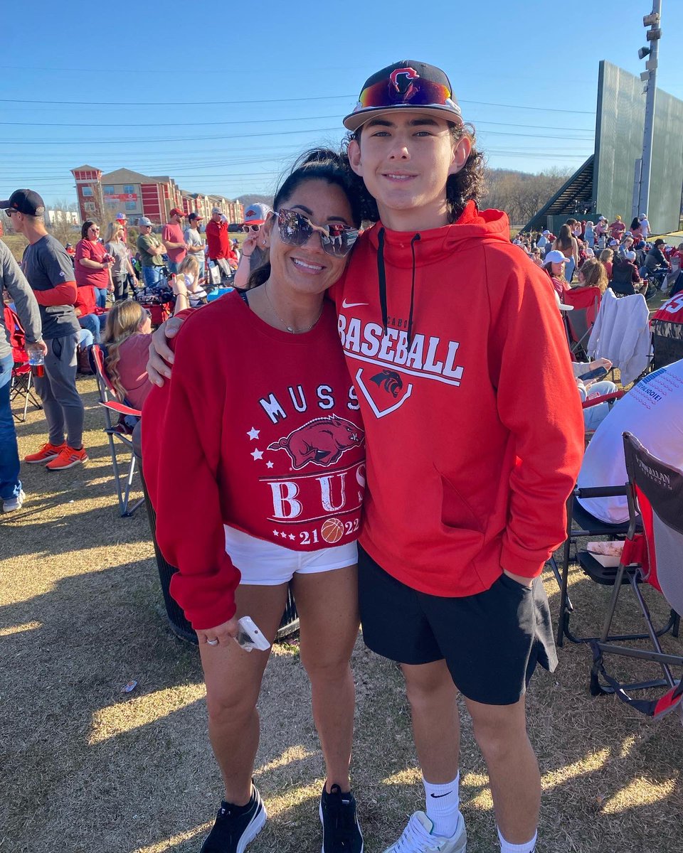 TishFit73's tweet photo. Hogs were called and Baums were made this weekend @RazorbackBSB .. ⚾️🐗♥️ And @RazorbackMBB are going to the #SweetSixteen #GoHogs #Razorbacks What a great weekend in Fayetteville. #MussBus https://t.co/UFEOhg4Yb7