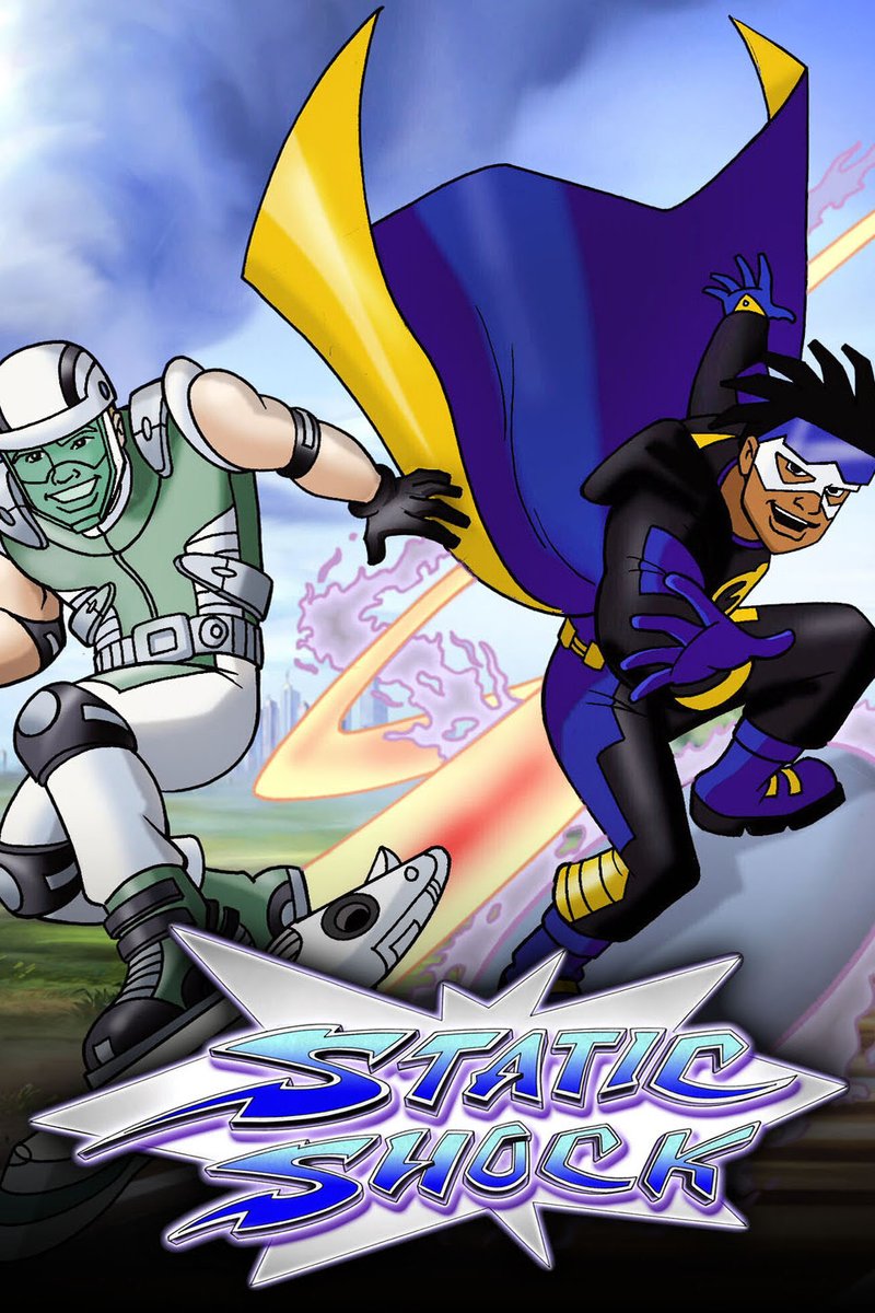 sparkplugthefox's tweet photo. One show I really want to see be given a face lift is Static Shock. The original show is perfect as it is but dear lord it suffers from its animation budget and poor sound quality sometimes. This old show really needs some love.
#StaticShock #RebootNeeded #Cartoon #SuperHero https://t.co/qy9FiTWXup