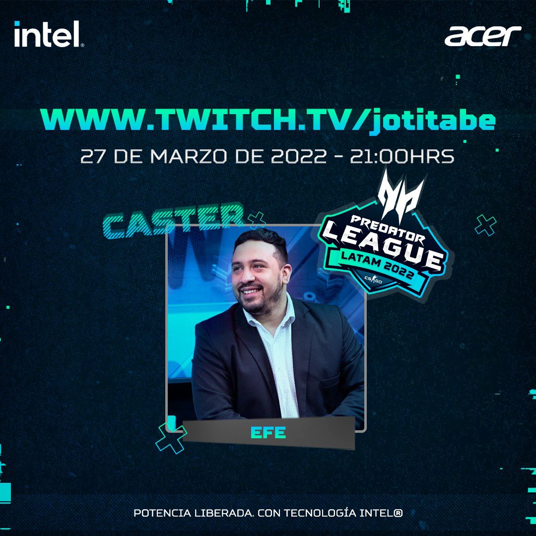 efecdb's tweet photo. Sé parte del equipo de Baldu o de Jony Boy!!
Dale que gracias a @acer y a @PredatorGaming se viene la 🏆🇦🇷 𝐏𝐑𝐄𝐃𝐀𝐓𝐎𝐑 𝐋𝐄𝐀𝐆𝐔𝐄 𝐋𝐀𝐓𝐀𝐌 𝟐𝟎𝟐𝟐!
#PredatorLeague #AcerLife #PredatorLife #AcerNitro5 #PredatorHelios300 #esports #PredatorGaming #GamingEsIntel #CSGOARG https://t.co/jLVamoPuDa