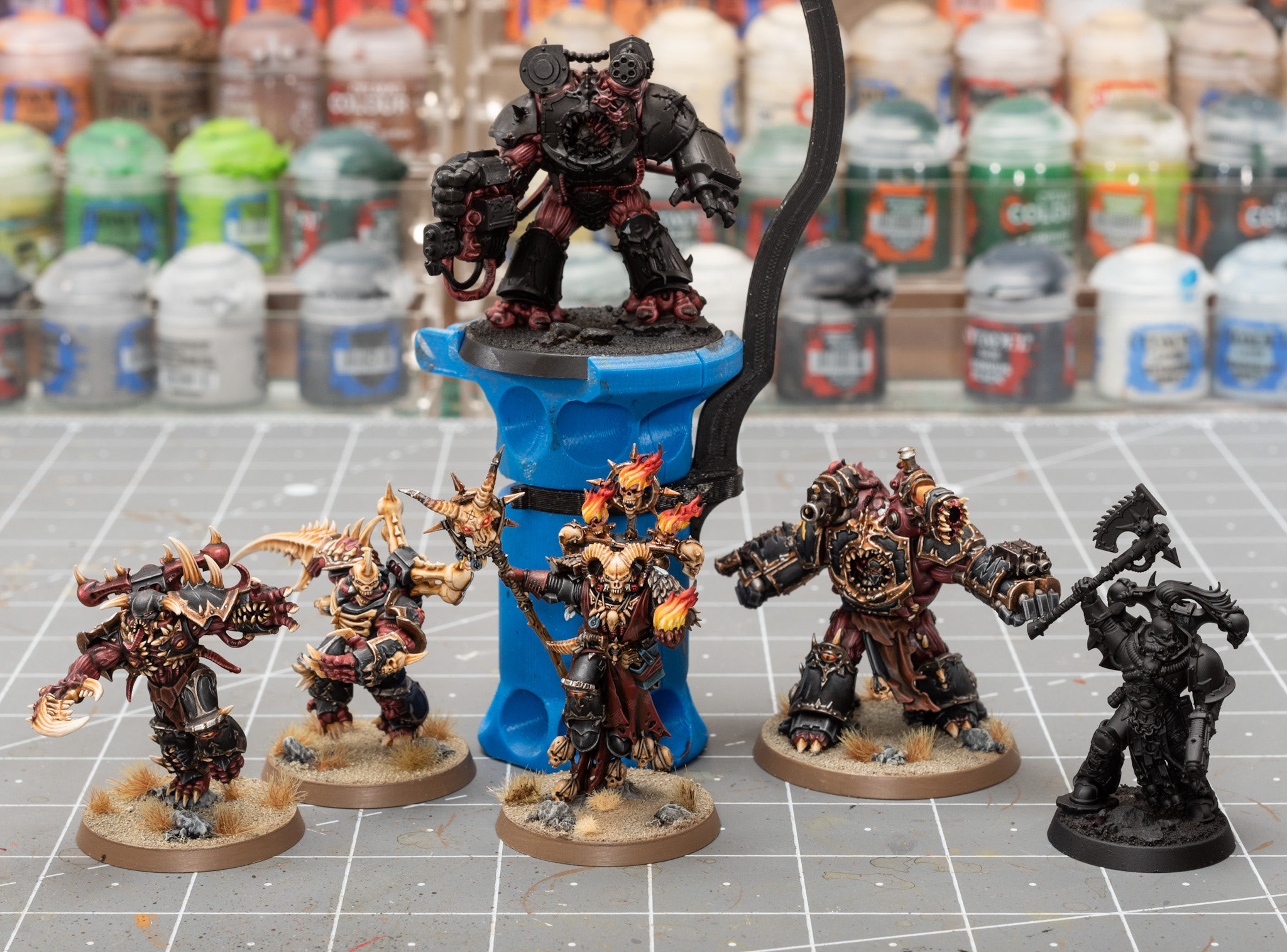 Garfy on Twitter "Started painting the Daemon flesh on my second