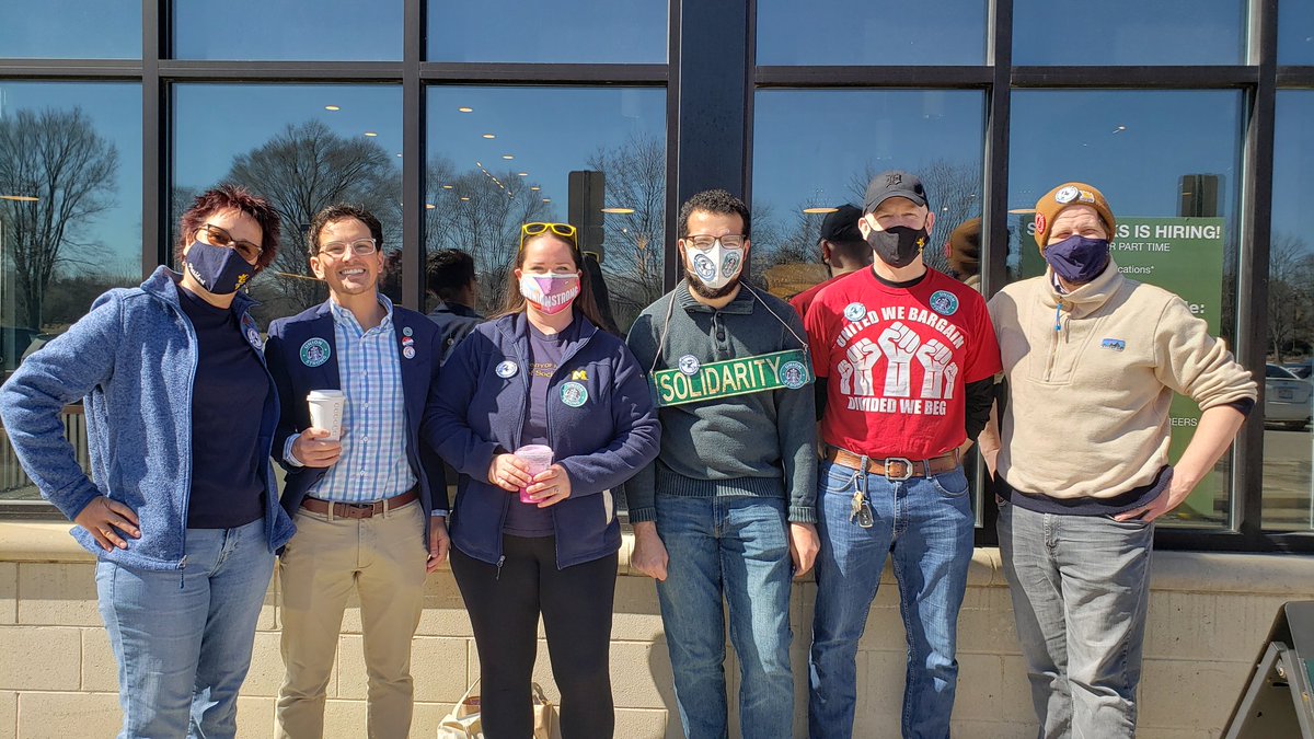 RepRheingans's tweet photo. โ๏ธโ๐ป Sunny #Solidarity Sunday supporting @a2sbwu @SBWorkersUnited in Scio Twp! Was great representing my union @LEOUnionUmich & standing with #UPAMM (another @aftmichigan local), @AFSCME 2733, & @MEAOnline member @JasonMorganMI #1u #UnionStrong #Rheingans4Rep #MiLeg #HD47 https://t.co/axnjsJblSh