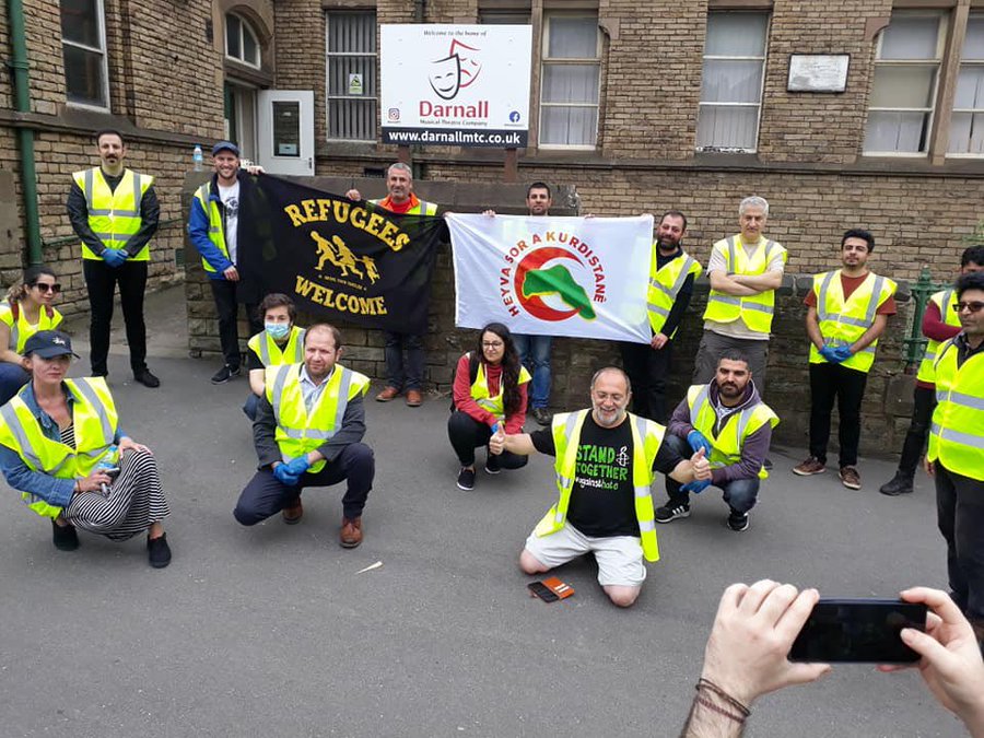 SYMAAG's tweet photo. Newroz piroz be! to all our Kurdish and Iranian friends and comrades celebrating the new year
Proud to work alongside you for refugee rights. against colonial wars and for a more civilised world
#Newroz2022 #NewrozPîrozBe 
@HeyvasorUK https://t.co/ex4XwpJSj3