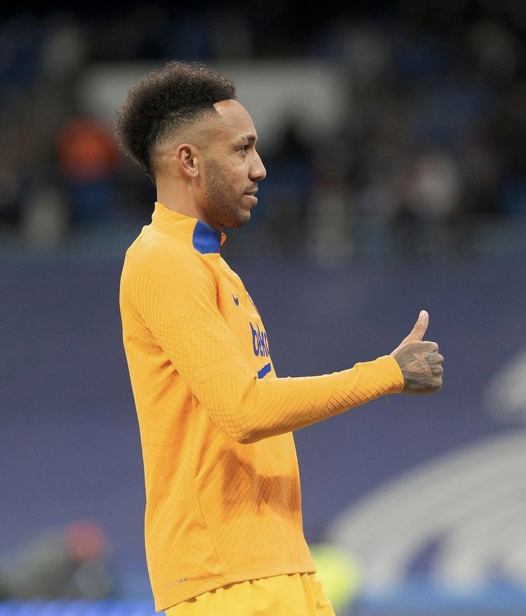 MasoloMabonga's tweet photo. Looks likes Auba will have a hat-trick against this restless Real Madrid squad #ElClasico Auba https://t.co/BGuwz6ruLe