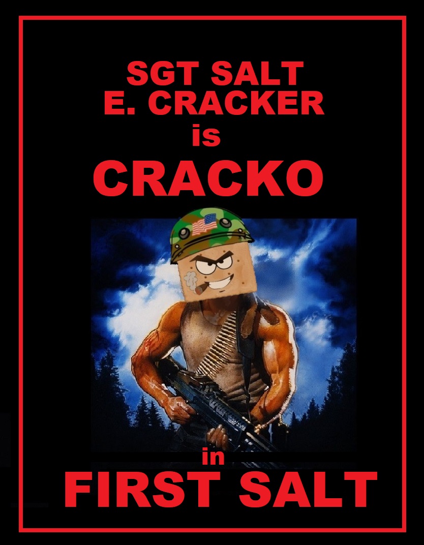 F_P_Hogsplat's tweet photo. @Dvslord323 🧂REEEEEEEEEEEEE RIGHT BACK!🧂
#SaltyArmy
#FirstSalt
#SaltyCracker https://t.co/S7r1BYMeER