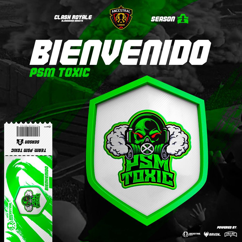 ANCESTRAL EVENTS (@ancestralevent) on Twitter photo LE DAMOS LA BIENVENIDA AL EQUIPO
<a href="/PSM_TOXIC/">ยก๐๐๐ ๐๐๐๐๐โข!</a> ๐๐
ClashRoyale - S1 x Ancestral Events. LE DAMOS LA BIENVENIDA AL EQUIPO
<a href="/PSM_TOXIC/">ยก๐๐๐ ๐๐๐๐๐โข!</a> ๐๐
ClashRoyale - S1 x Ancestral Events.