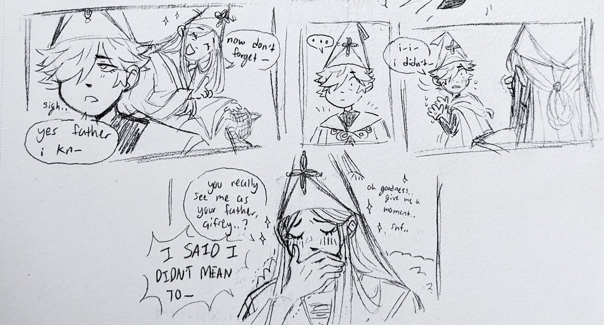daaadd you're Embarrassing meee...... #witchhatatelier #Δ帽子 