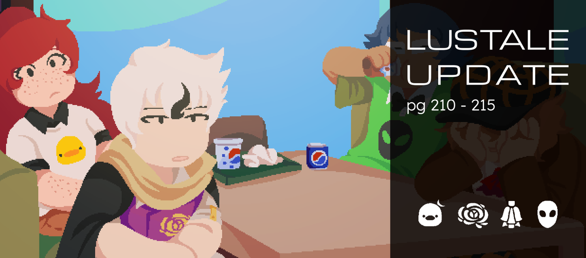 lustaleofficial's tweet photo. Lustale Update! pg 210-215
https://t.co/62PhBriEpv
#lustale #mspfa #fanventure https://t.co/cnAmuSsrlO