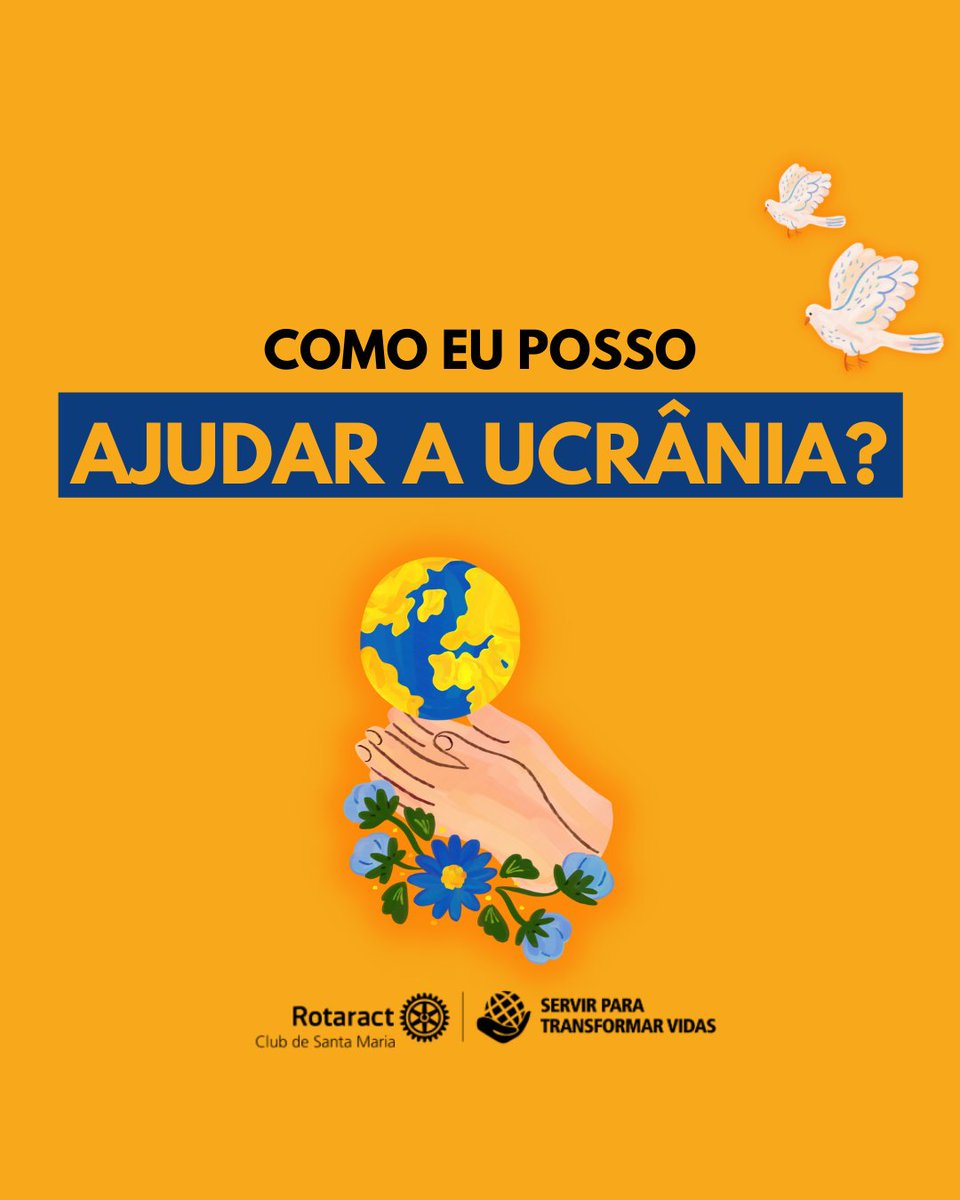 rotaractsma's tweet photo. 👉🏻 Nas últimas semanas, acompanhando com angústia o conflito que passa na Europa, nossos companheiros, assim como milhares de pessoas ao redor do mundo, têm se questionado como seria possível ajudar, de alguma forma, a Ucrânia. 🇺🇦
Sendo assim, buscamos informações e reunimos + https://t.co/uoVjNPslDP
