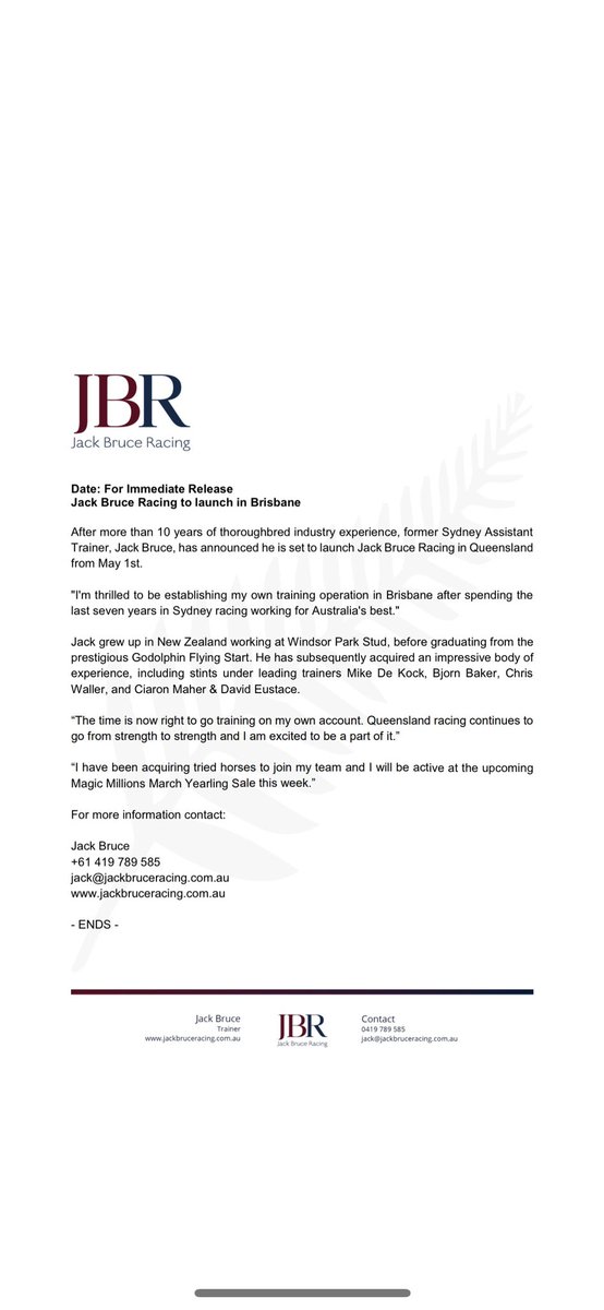 Jack Bruce Racing tweet media