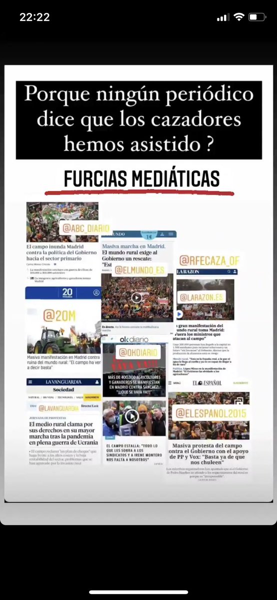 AlvaroCapi5's tweet photo. #20mrural #mareanaranja #vivalacaza https://t.co/LS8Vy1r9EV
