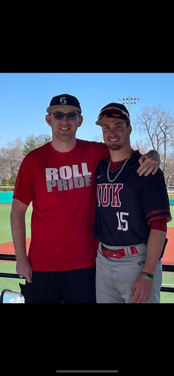 CoachSwish29's tweet photo. It was great going to Kokomo, Indiana to see my Sinclair Baseball brother @lukebarnes05 play in his game for @IUKBaseball today! @CoachDintz41 #RollPride #Family #BringBackSinclairAthletics https://t.co/oZp82BRFhV