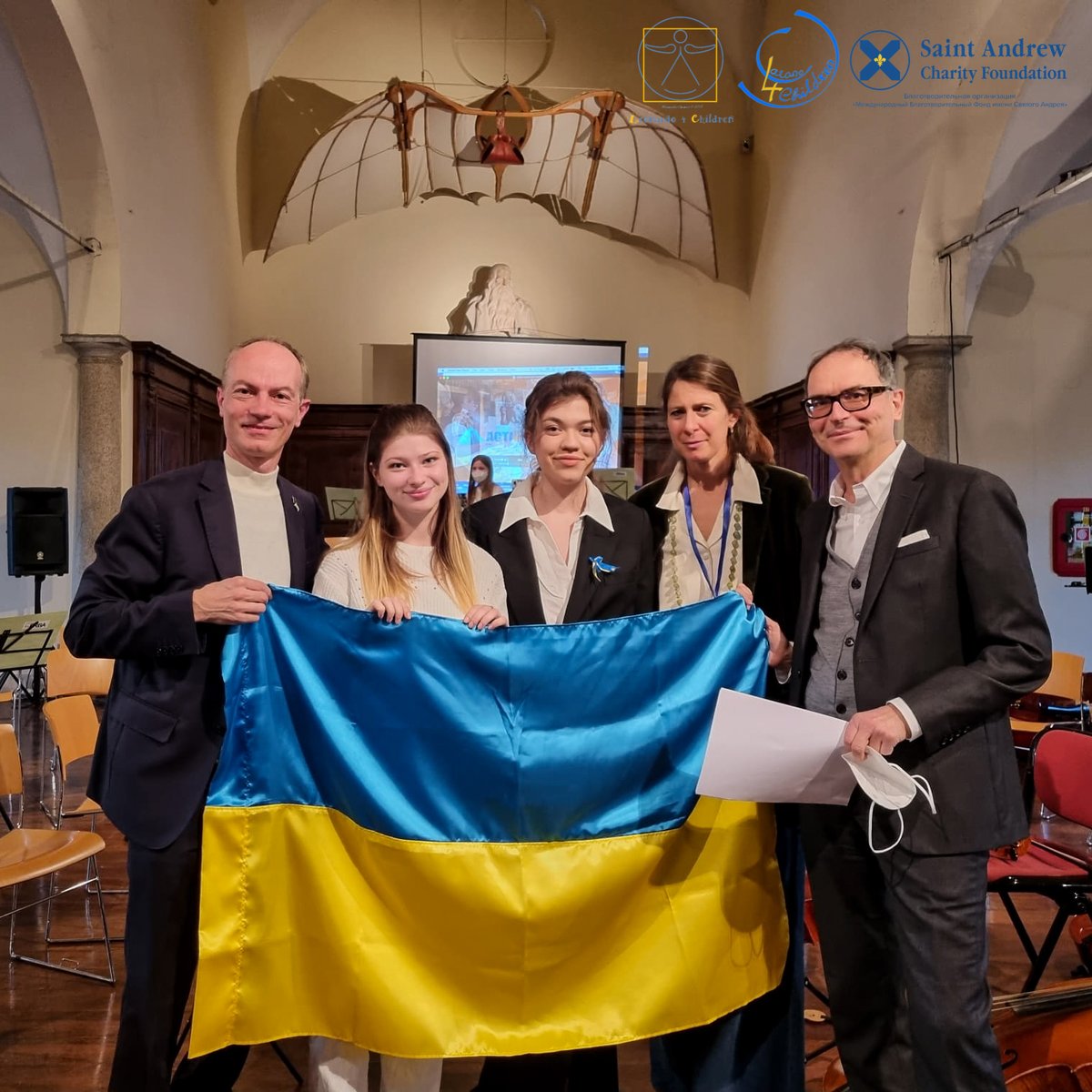 standrewcf's tweet photo. Mention we signed an agreement to cooperate to promote @leonardo4children initiative and to help children in need in Ukraine 🇺🇦

@carano4children

#saintandrewcharityfoundation #saintandrewcharityfoundation #carano4children #leonardo4children https://t.co/8JHy2v8JEs
