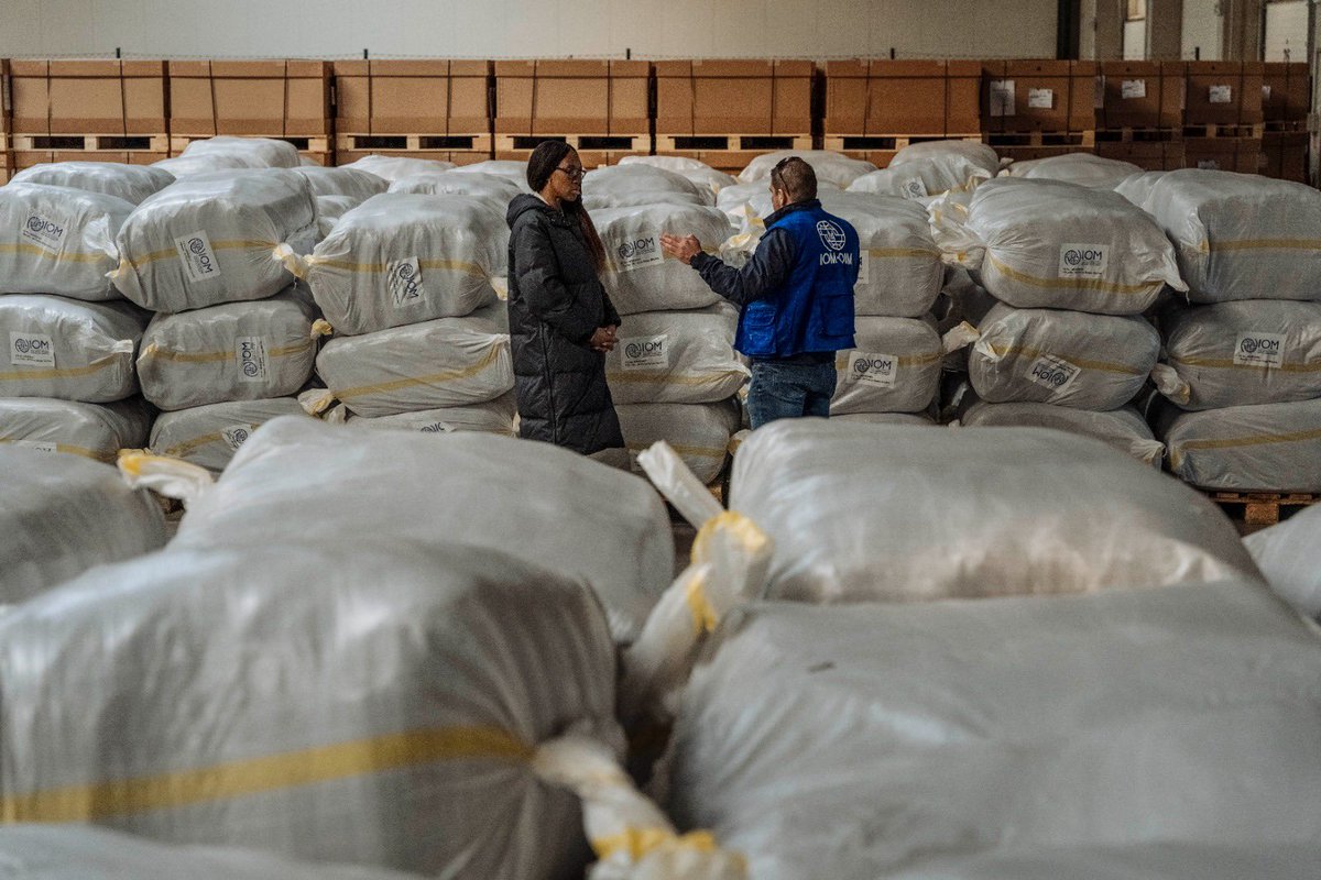 daniels_ugochi's tweet photo. On Saturday, I visited IOM colleagues at our new warehouse in Kosice, Slovakia.

In a few days, this site will receive over 1250 metric tonnes of relief supplies for distribution in Dnipro, Vinitza and other districts impacted by the war in Ukraine. https://t.co/acXoEro4WB