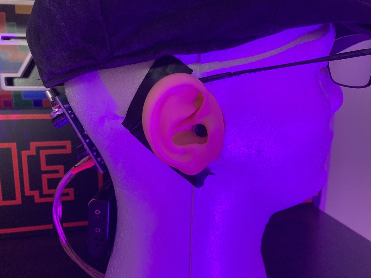 DIY Binaural Microphone! Build video coming soon! #audioengineer #sounddesign