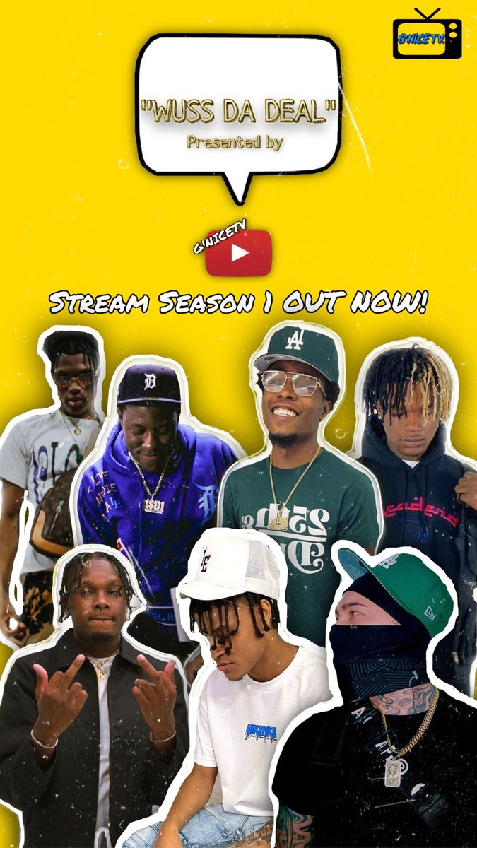 GabrielMurgo's tweet photo. Season 1 of The #WussDaDeal Series🏆  OUT NOW!🔥 Only on #GNICETV🎥

Click Thread Down Below For Episode’s Link🔗👇🏽 https://t.co/cb0btVPREx