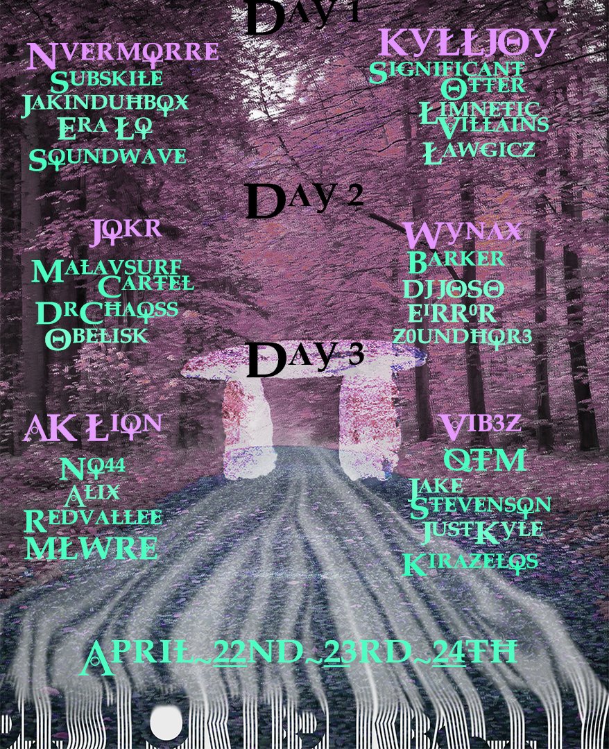 DistortedFest's tweet photo. you hear something

it's calling

the Gateway speaks these names they are of the spirits that lay in this forest
heed it's call show them what you are here for https://t.co/YFhltGisSv