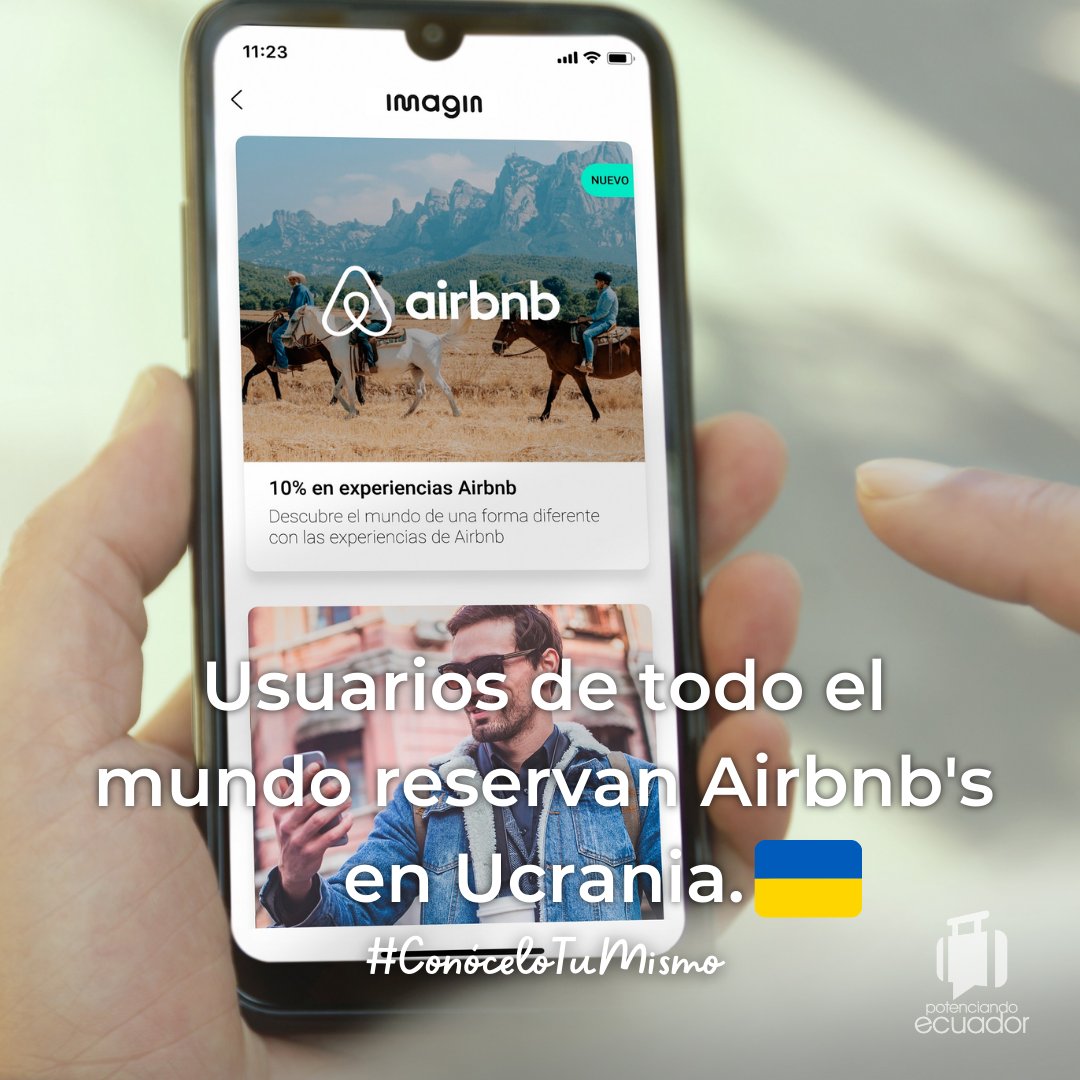 PotenciandoEC's tweet photo. #ConóceloTuMismo ¡Usuarios de todo el mundo reservan Airbnb's en 🇺🇦!

La aplicación para inicios de marzo registraría más de 61K noches reservadas en el #TerritorioUcraniano. 

Usuarios de todos lados del mundo han optado por esta iniciativa como un apoyo a la población Ucraniana https://t.co/daQscQr6Fm