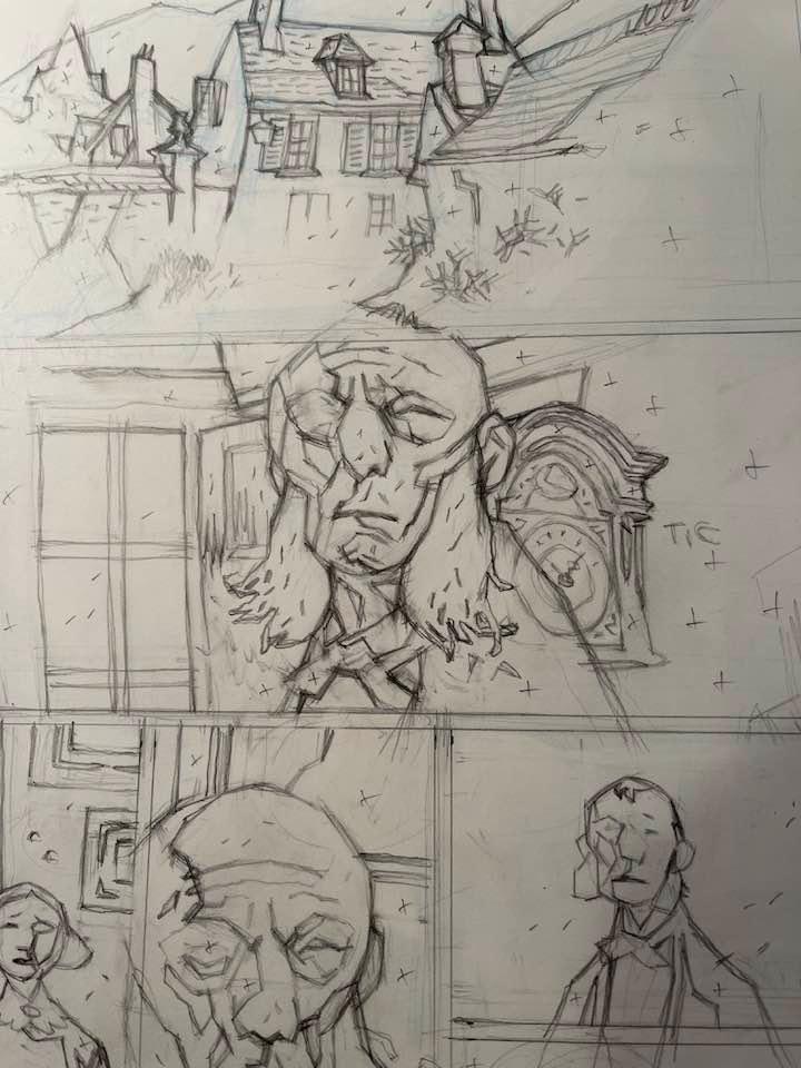 It’s been a while but, yes, I am finally drawing a comic again.