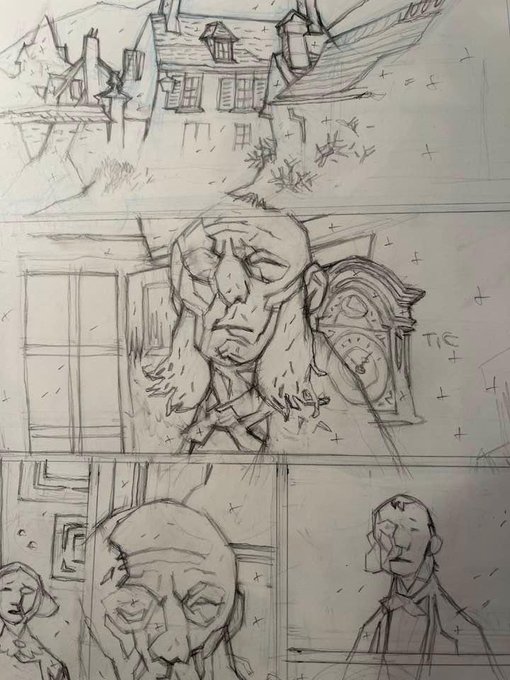It's been a while but, yes, I am finally drawing a comic again. 