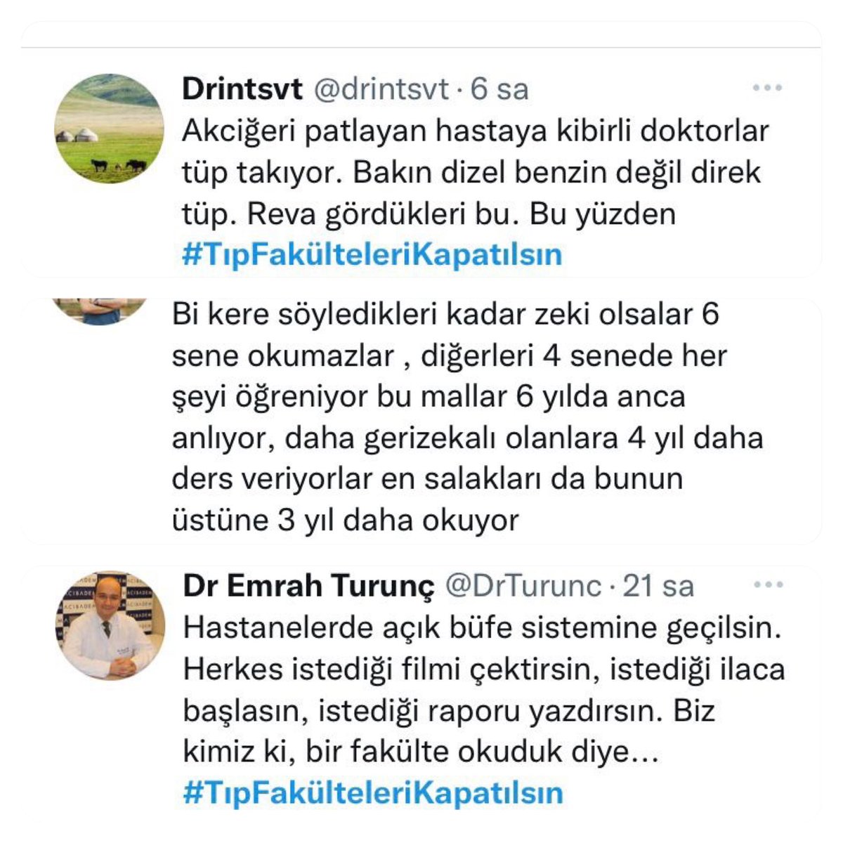 sisem_p's tweet photo. Bu kadar zeki insan bir araya gelince izahı olmayan şeylerin mizahı ancak  bu kadar şahane olabilir. 🤣👏🏻👏🏻👏🏻👏🏻#tıpfakultelerikapatılsın https://t.co/pRXosobaNl